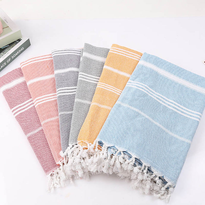 Striped Cotton Towel
